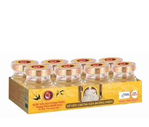 Yến  Chưng Đường Phèn Lốc 8 Lọ