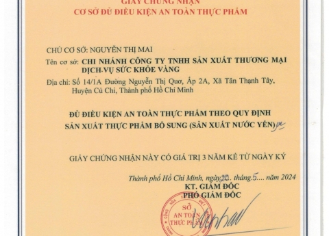 Chứng nhận