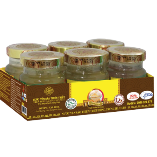 Yến Chưng Đông Trùng Hạ Thảo Lốc 6 Lọ