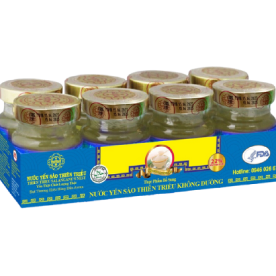 Yến Tổ Chưng Không Đường Lốc 8 Lọ