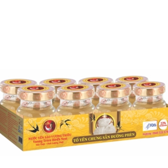 Yến  Chưng Đường Phèn Lốc 8 Lọ
